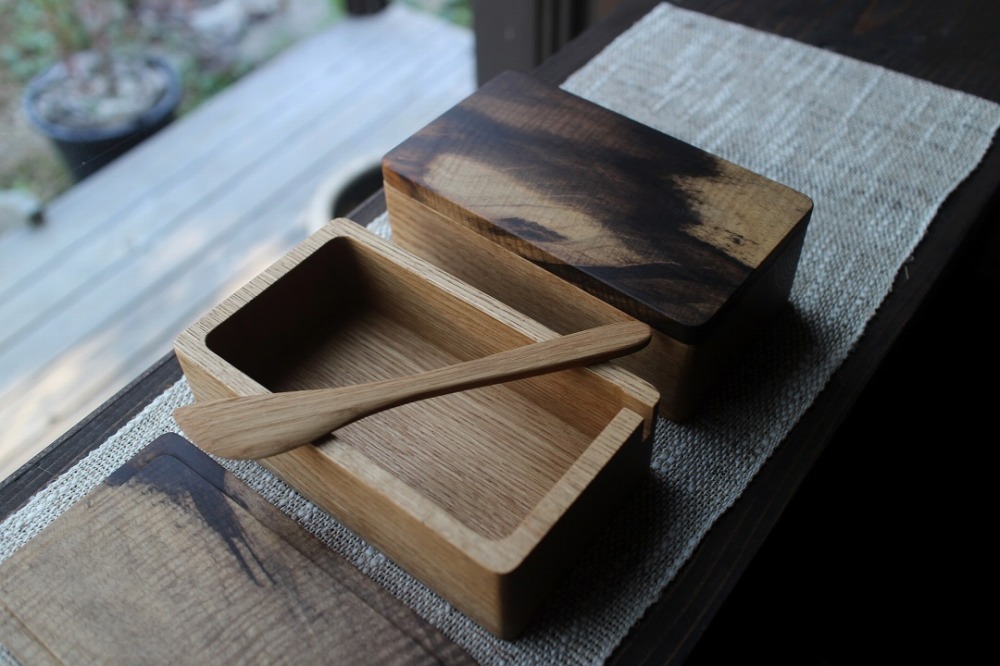 黒柿のバターケース