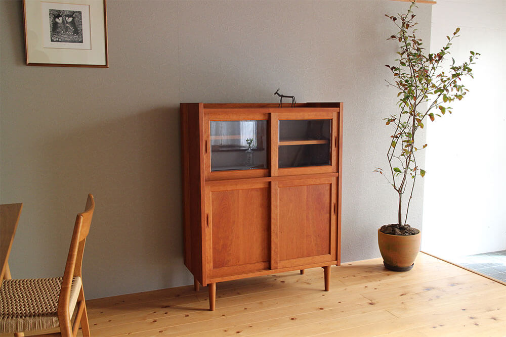 チェリーのカップボード - オーダーメイド家具・オリジナルデザイン家具