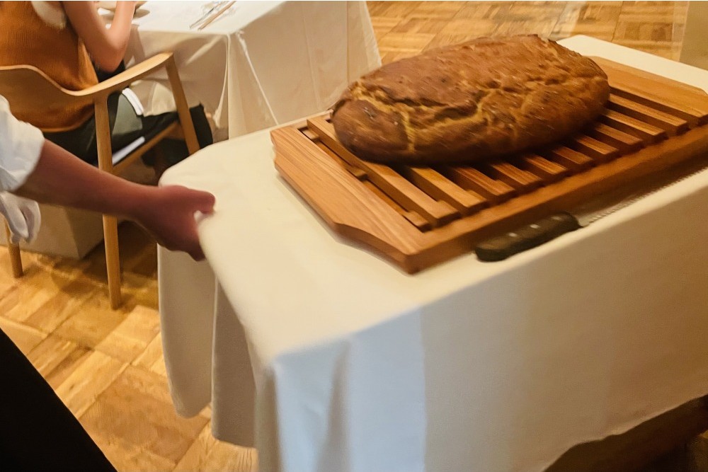 ケヤキのカッティングトレイ